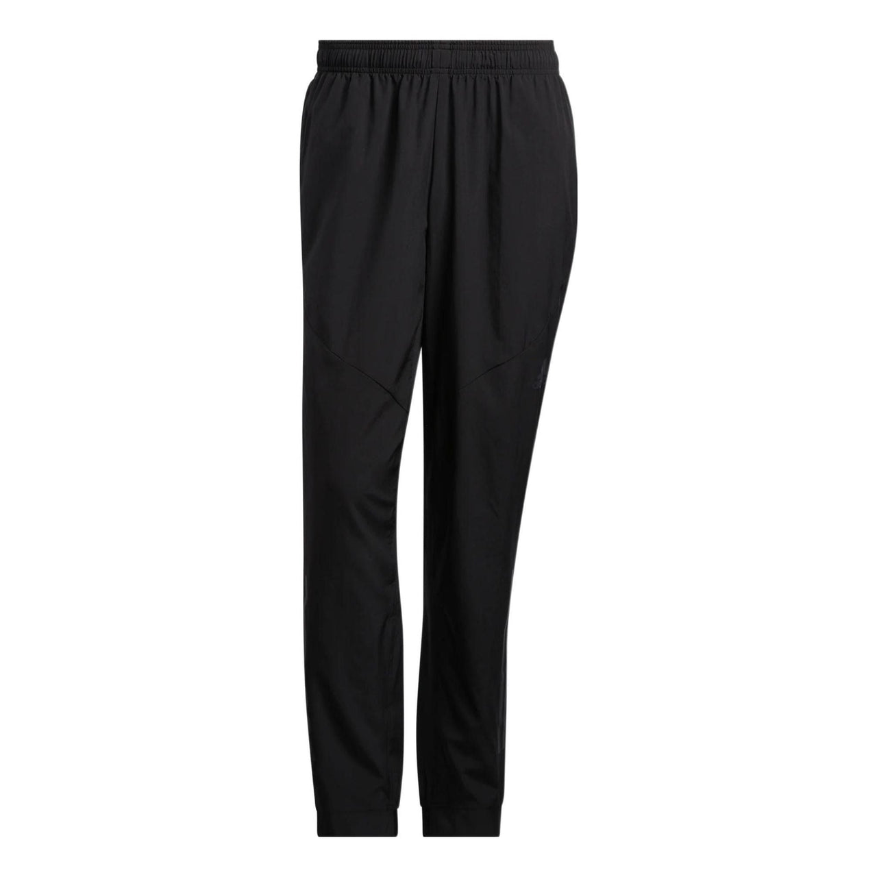 Men's adidas Solid Color Stripe Bundle Feet Gym Sports Pants/Trousers/Joggers Black HF8985