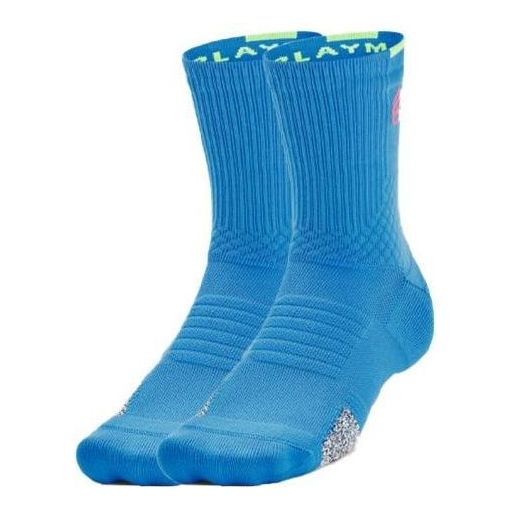 Under Armour Curry AD Playmaker Mid Socks 'Blue' 1376231-428