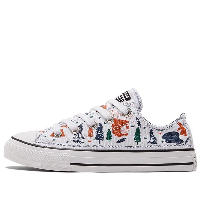 Converse Chuck Taylor All Star K White/Orange 672440C