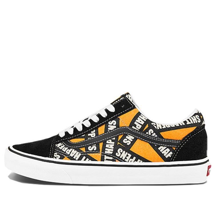 Vans Old Skool Alphabet Black Yellow Unisex 'Black Yellow' VN0A4U3BWTX