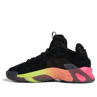 (GS) adidas Streetball J 'Black Yellow Pink' EF9606