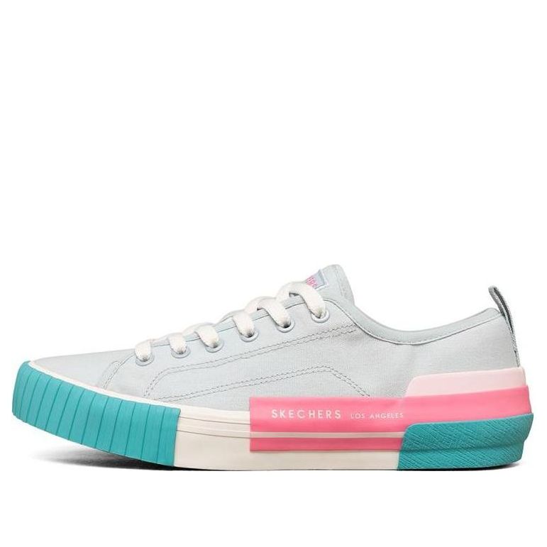 (WMNS) Skechers New Moon 'White Teal Pink' 155389-BLPK