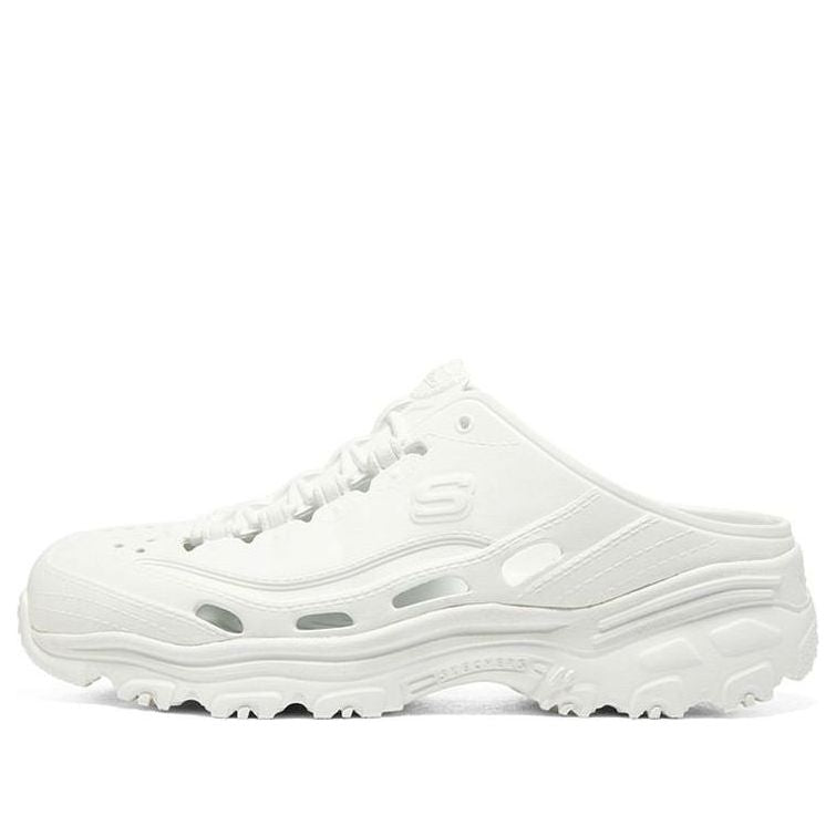 (WMNS) Skechers D'lites Sandals 'White' 111248-WHT