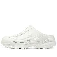 (WMNS) Skechers D'lites Sandals 'White' 111248-WHT