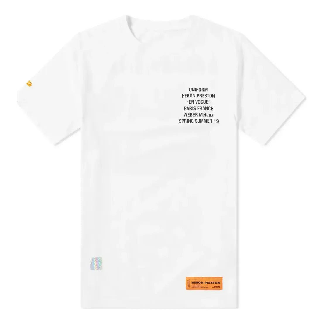 HERON PRESTON Metal Worker T-shirt 'White' HMAA001S196320260188