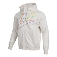 Nike Club Fleece Logo Jacket 'White' DX0536-030