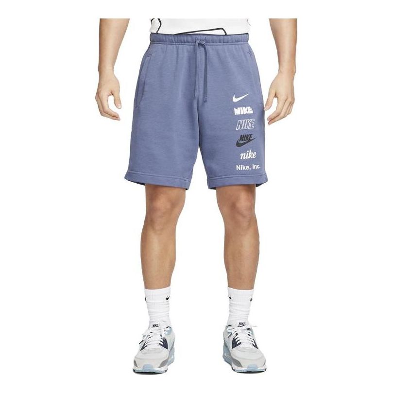 Nike Club Fleece French Terry Shorts 'Blue' FB8831-491