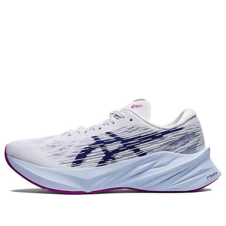 (WMNS) ASICS Novablast 3 'White Dive Blue' 1012B288-100