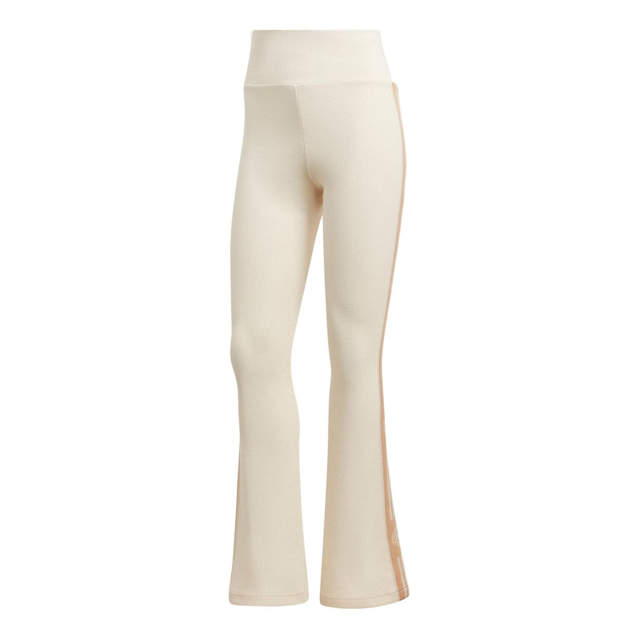 (WMNS) adidas Ski Chic Flared Rib Leggings 'White' IA3910