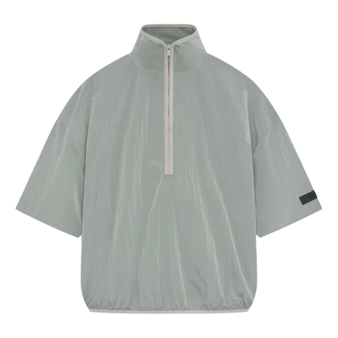 Fear of God Essentials SS234 Half Zip Mockneck Shirt 'Seal' 186SP244055F