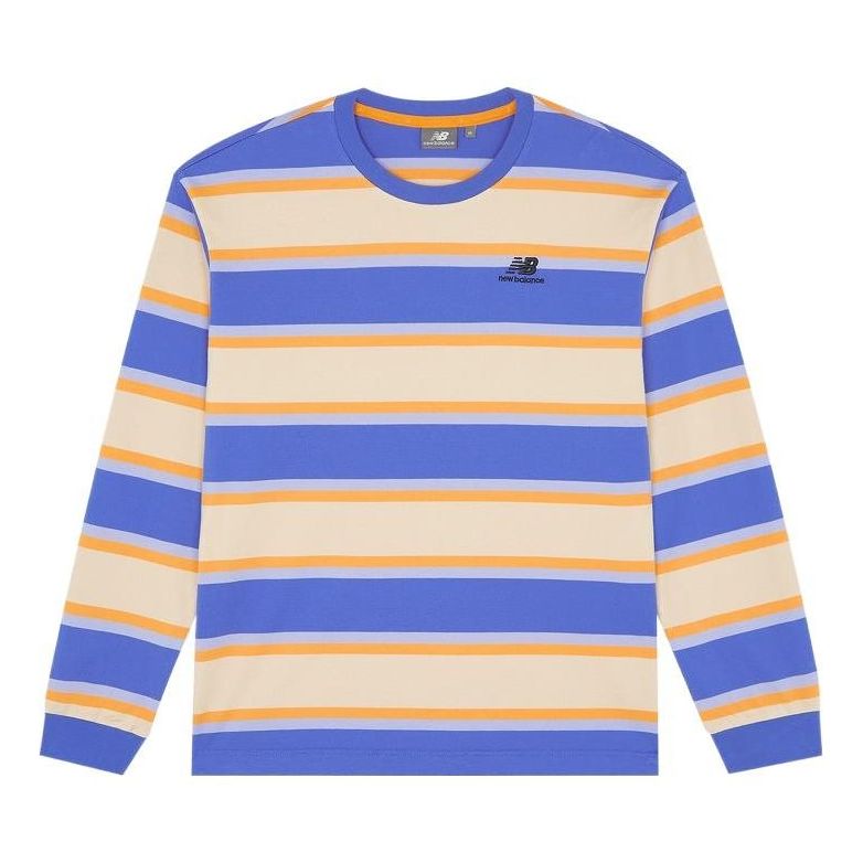 New Balance Classic Long Sleeve Tee 'Blue Orange' 5DC17073-RBL