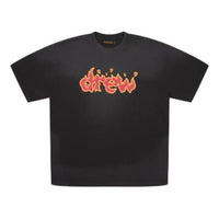 Drew House Lit Drew T-shirt Faded 'Black' DH-OEJ2121-LDFB