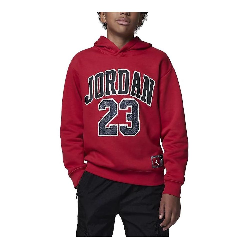 (PS) Air Jordan Fleece Pullover Hoodie 'Red' FV3203-687