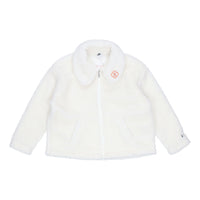 (WMNS) Nike CNY New Year's Edition Lamb's Wool Solid Color Lapel Jacket Sail White DQ5366-133
