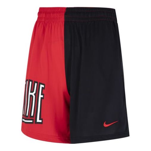 Men's Nike As Nk Df 8in Short Asym Str5 Athleisure Casual Sports Colorblock Woven Shorts Red DH7165-657