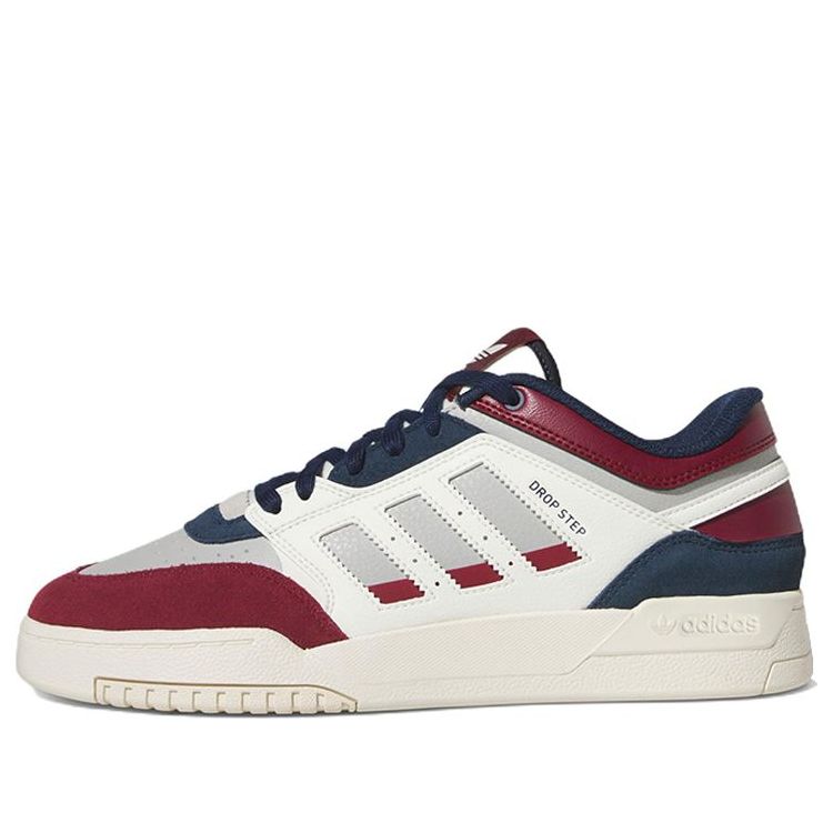 adidas Originals Drop Step Low Directional Shoes 'Navy Red' HQ7118