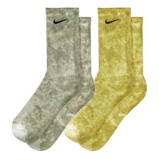 Nike Logo Printing Mid Tops Socks 1 2 Pairs Unisex DM3407-907