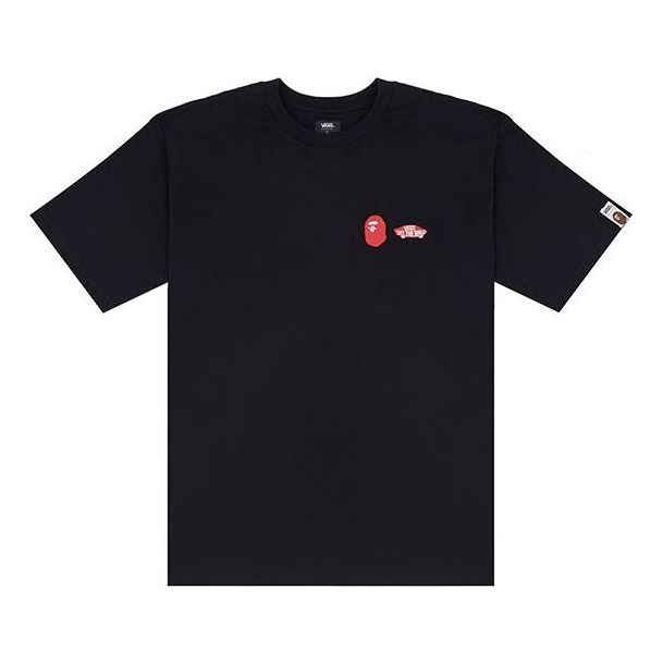 Vans x BAPE Sk8-Hi T-Shirt 'Black' VN0A7XQ8448