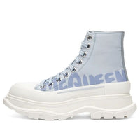 (WMNS) Alexander McQueen Tread Slick Boots 'Sky Blue White' 708752W4RQ24632