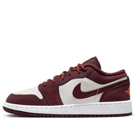 (GS) Air Jordan 1 Low 'Night Maroon' 553560-068