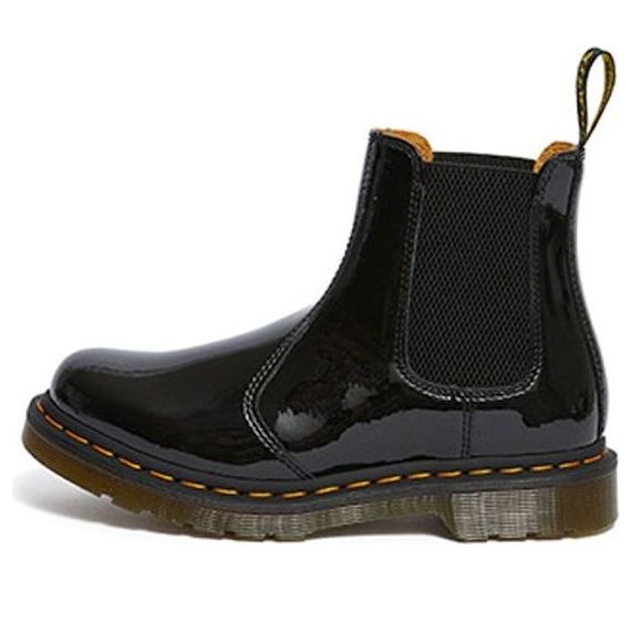 (WMNS) Dr. Martens 2976 Patent Leather Chelsea Boots 'Black' 25278001
