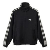 adidas Y-3 3-Stripes Track Jacket Asia Sizing 'Black Off White' IZ3126