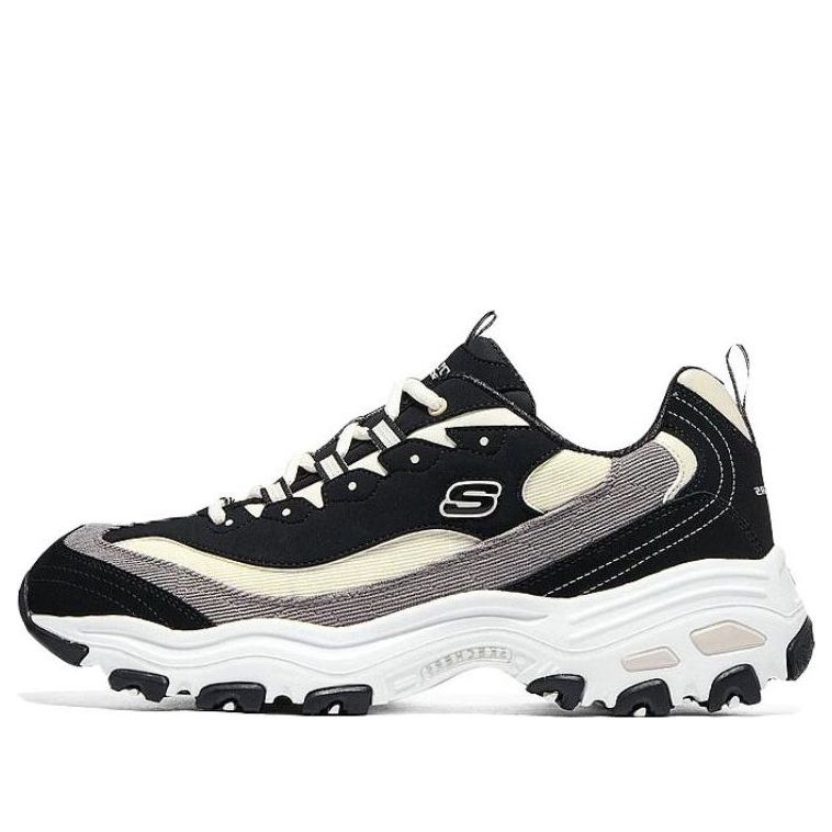 (WMNS) Skechers D'Lites 1.0 'Black' 149906-BKNT