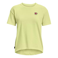 (WMNS) Under Armour Heavyweight Graphic T-shirt 'Yellow' 1376743-391