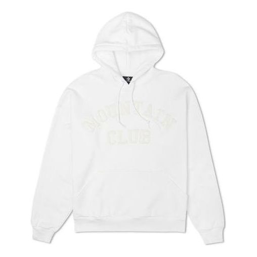 (WMNS) Converse Mountain Club Hoodie 'White' 10020808-A02