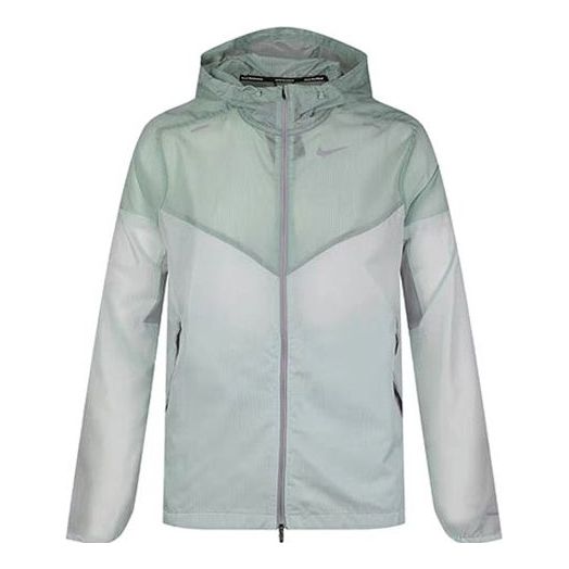 Nike WINDRUNNER Woven hooded Running Jacket Mint Green CK6342-321