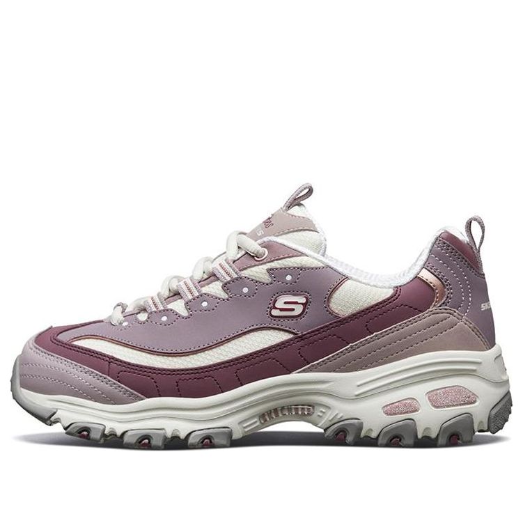 (WMNS) Skechers D'lites 1.0 GS PurpleWhite 'Purple White' 13143-PRW