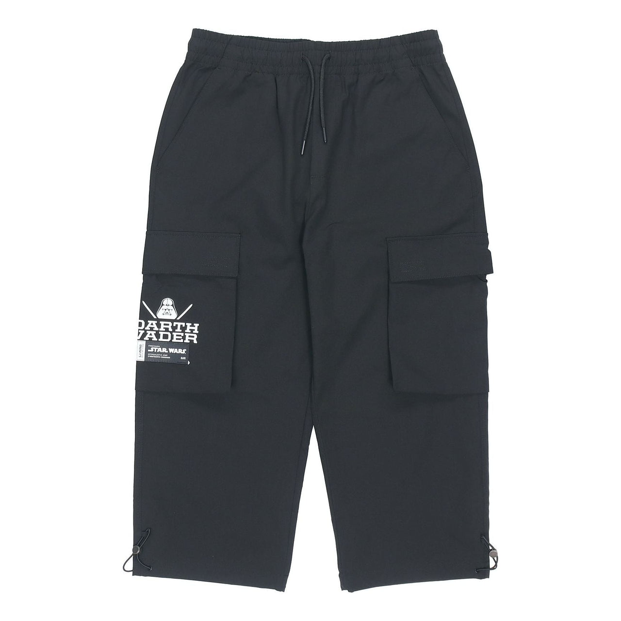 Li-Ning x Star Wars Graphic Cropped Pants 'Dark Grey' AKQR115-2