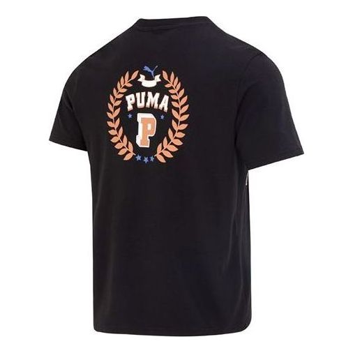 PUMA Sportswear Logo Tee 'Black' 677382-01