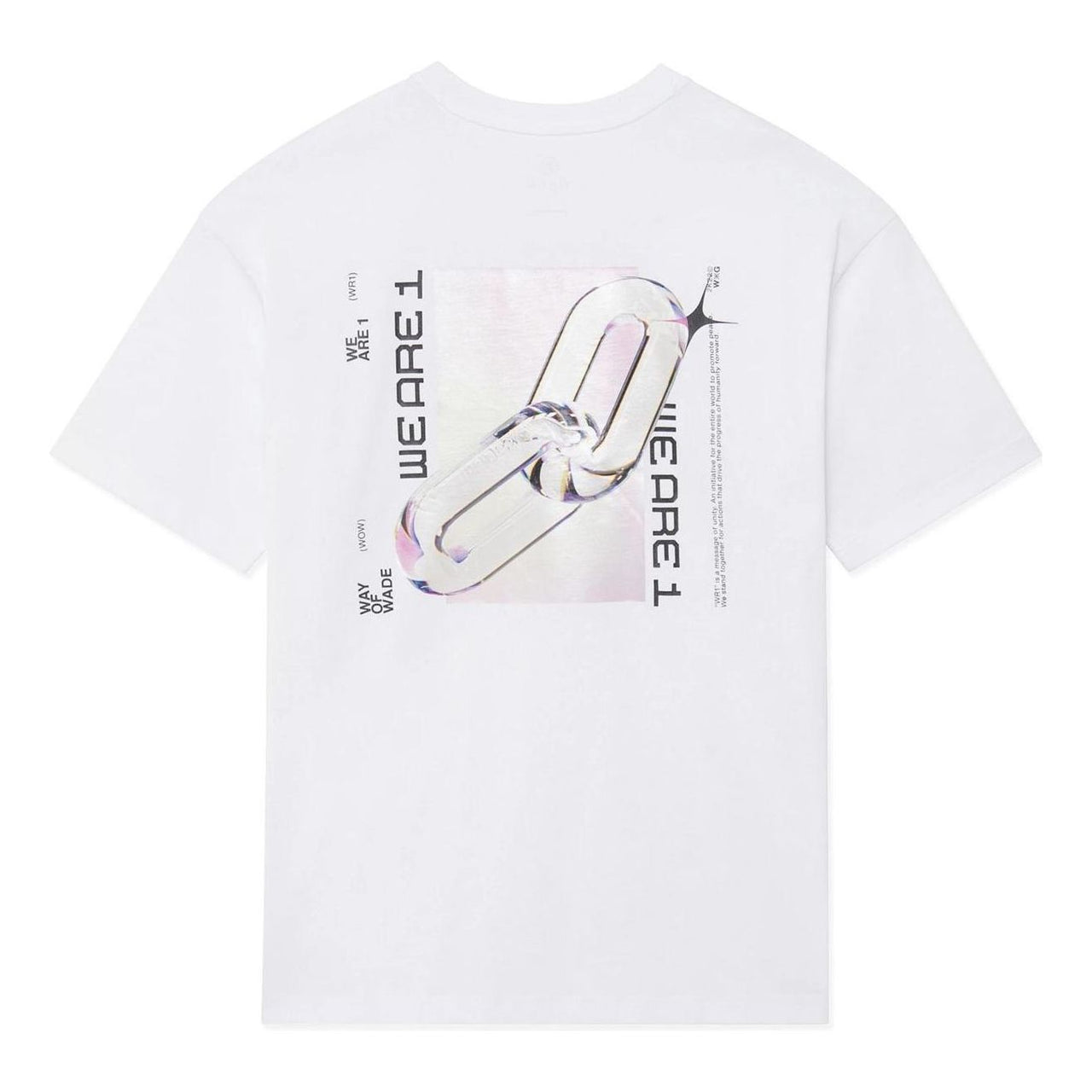 Li-Ning x Glare Way Of Wade Graphic T-shirt 'White' AHSS643-2