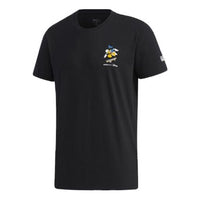 adidas neo Sports Round Neck Short Sleeve Black GJ5645