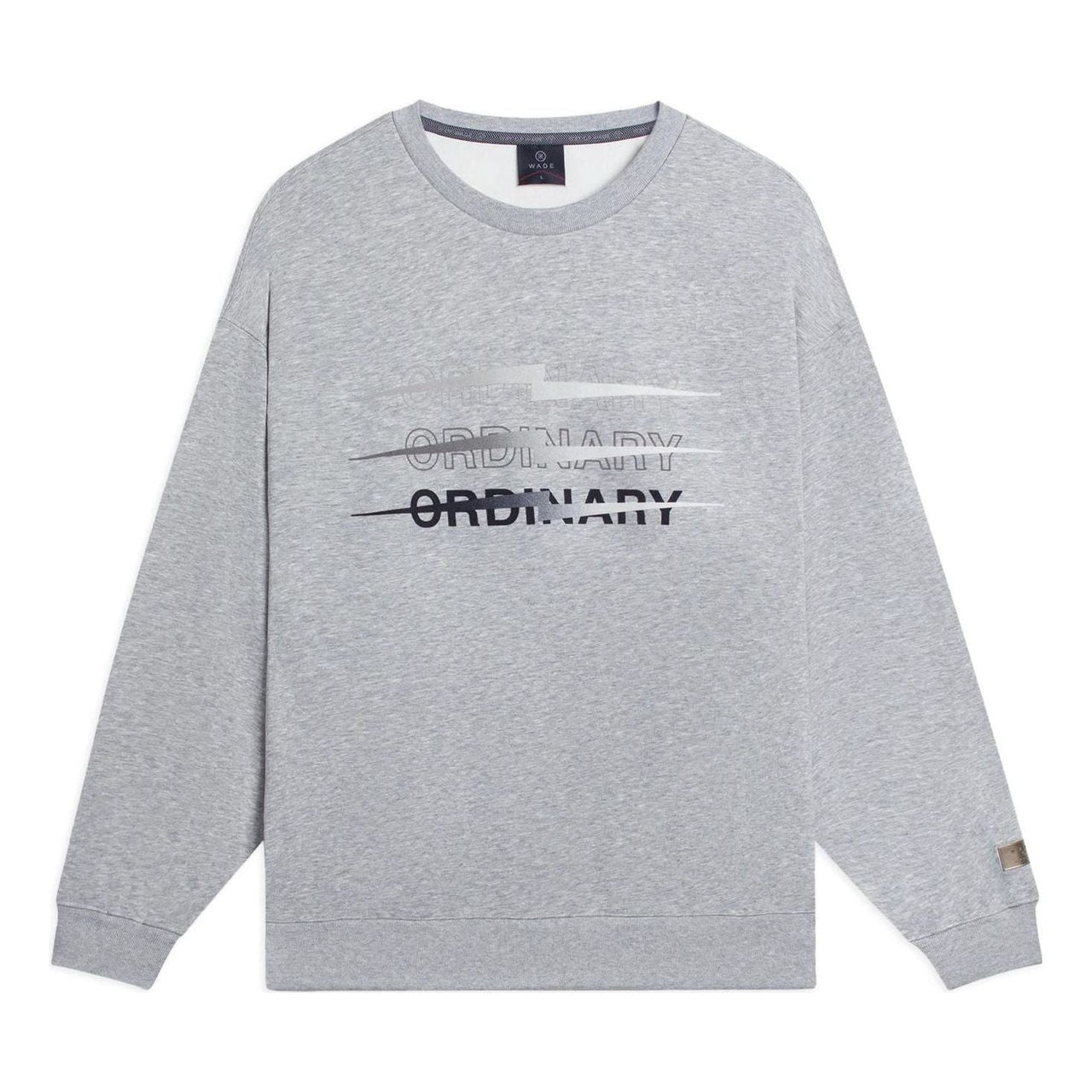 Li-Ning Way Of Wade Thunder Graphic Sweatshirt 'Grey' AWDSC57-5