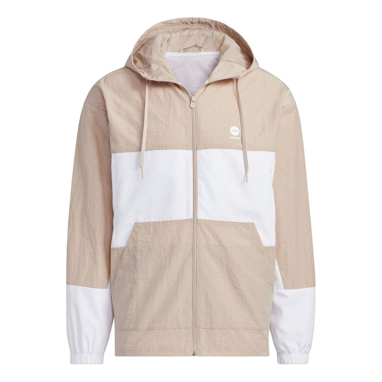 adidas Neo Basketball Windbreaker Jackets 'Beige White' IA6808