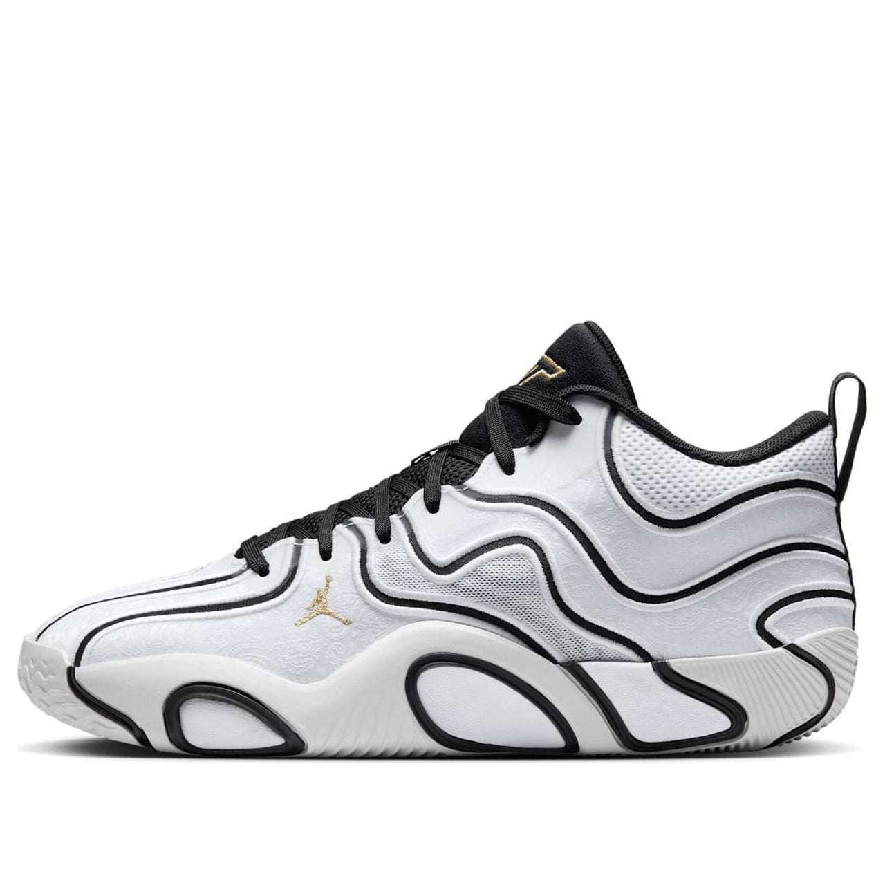 Air Jordan Tatum 3 PF 'White Black Metallic Gold' IB8150-100