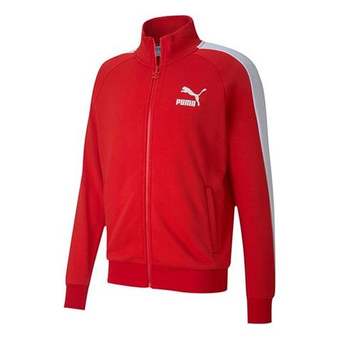 PUMA Iconic T7 Track Top FT Knit Jacket Red 599331-11