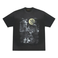 Drew House Full Moon Ss T-shirt 'Faded Black' DR-FW22-189