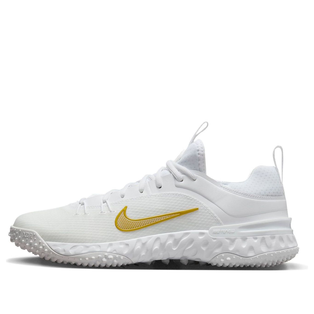 Nike Huarache 9 Elite TF LAX 'White Metallic Vivid Gold' FN0310-100