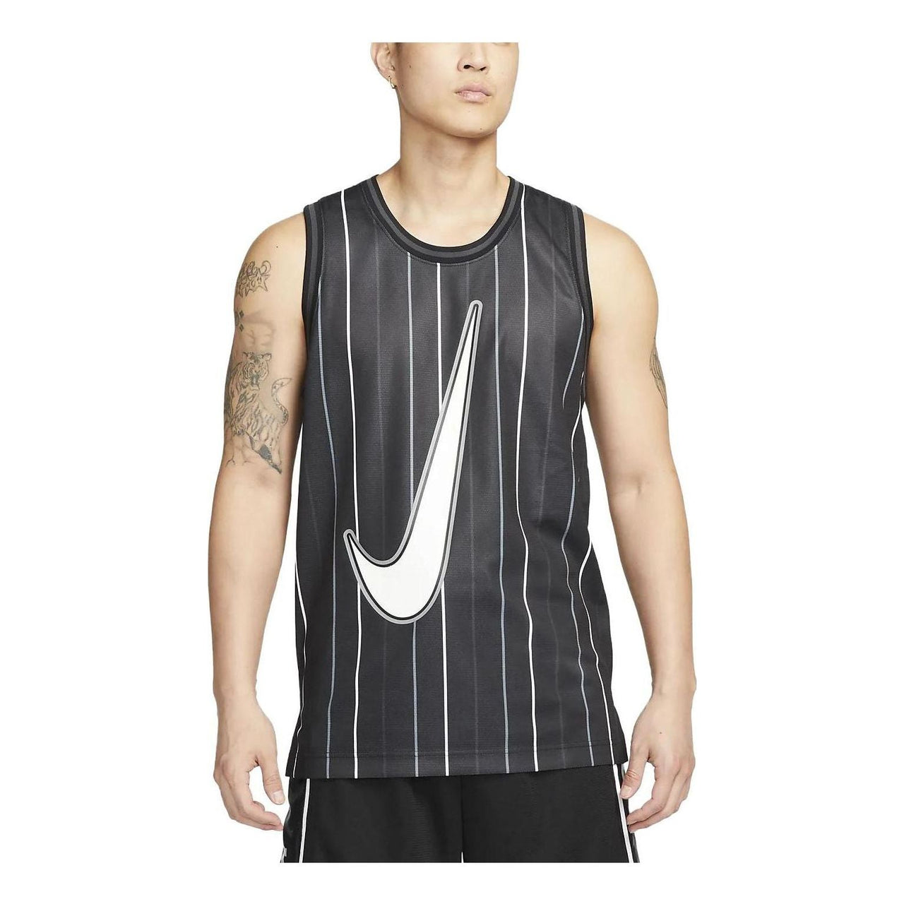 Nike Dri-Fit DNA Basketball Jersey 'Black White' DX0436-010