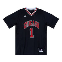 adidas Men Basketball NBA Chicago Bulls Derrick Rose Int Swingman 'Black Red' A58658
