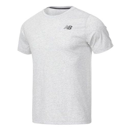New Balance Heathertech Athletics T-Shirt 'Grey' AMT11070-AG