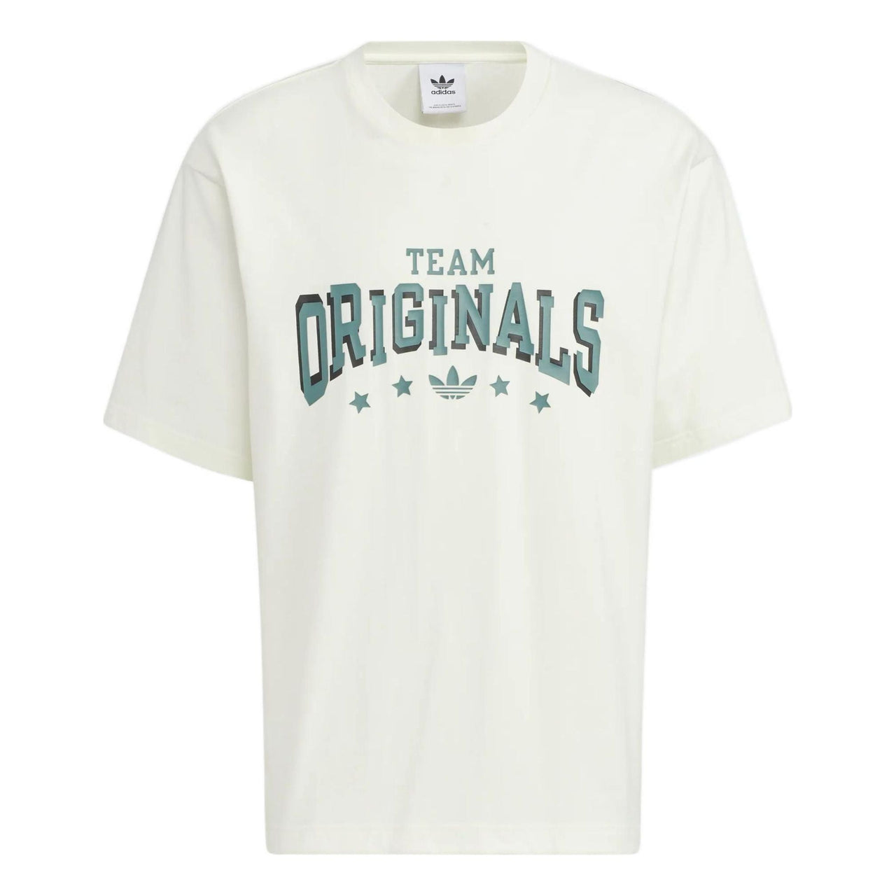 adidas originals Modern Collegiate Slogan T-shirt 'Off White' HS2014