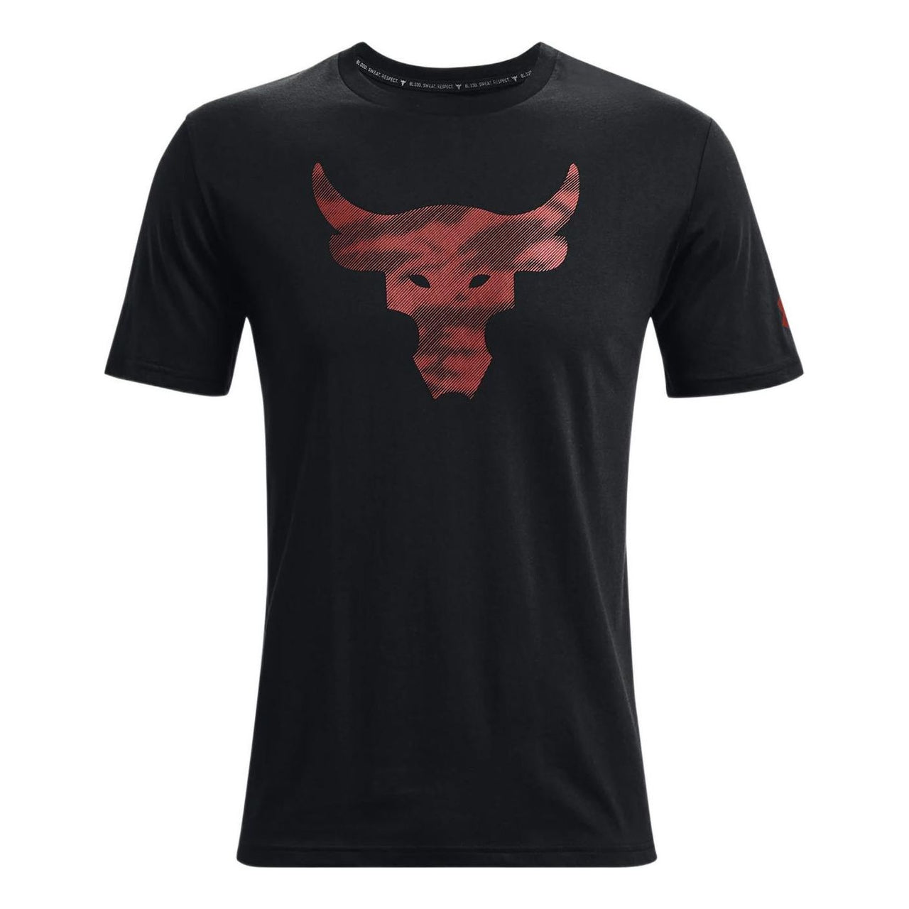 Under Armour Project Rock Brahma Bull T-shirt 'Black Red' 1371214-001