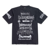 Balenciaga Diy Metal T-shirt 'Black White' 641675TPVO31569