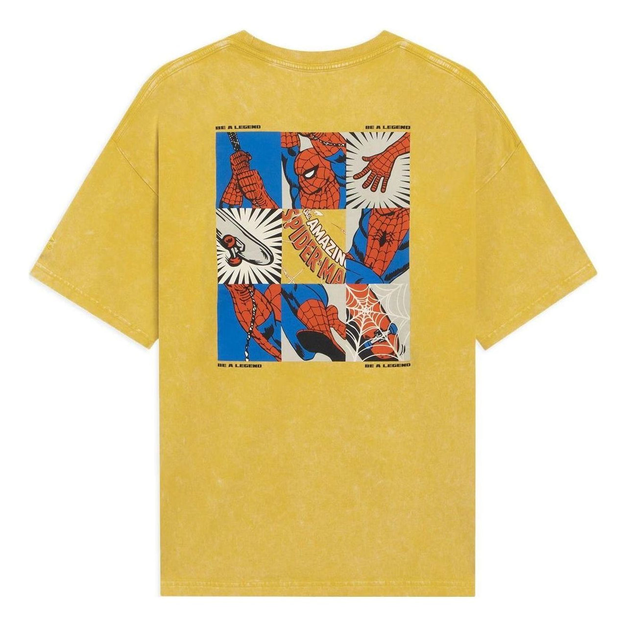 Li-Ning x MARVEL Spider Man Comic Graphic T-shirt 'Yellow' AHSSB93-2