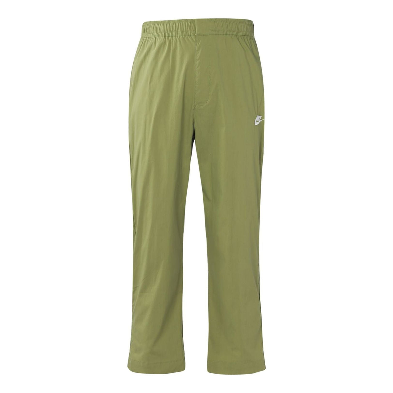 Men's Nike Solid Color Logo Embroidered Straight Sports Pants/Trousers/Joggers Autumn Green DM6824-334