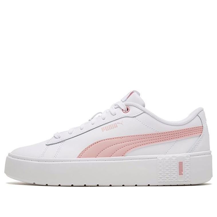 (WMNS) PUMA Smash Platform V2 L 'White Bridal Rose' 373035-05